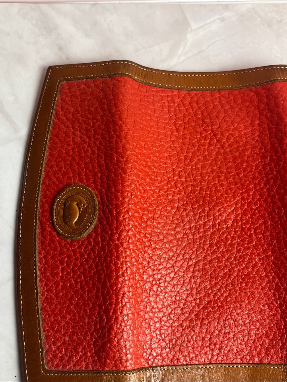 Vintage 1990s Dooney & Bourke All Weather Leather Pebbled Wallet - Picture 6 of 14